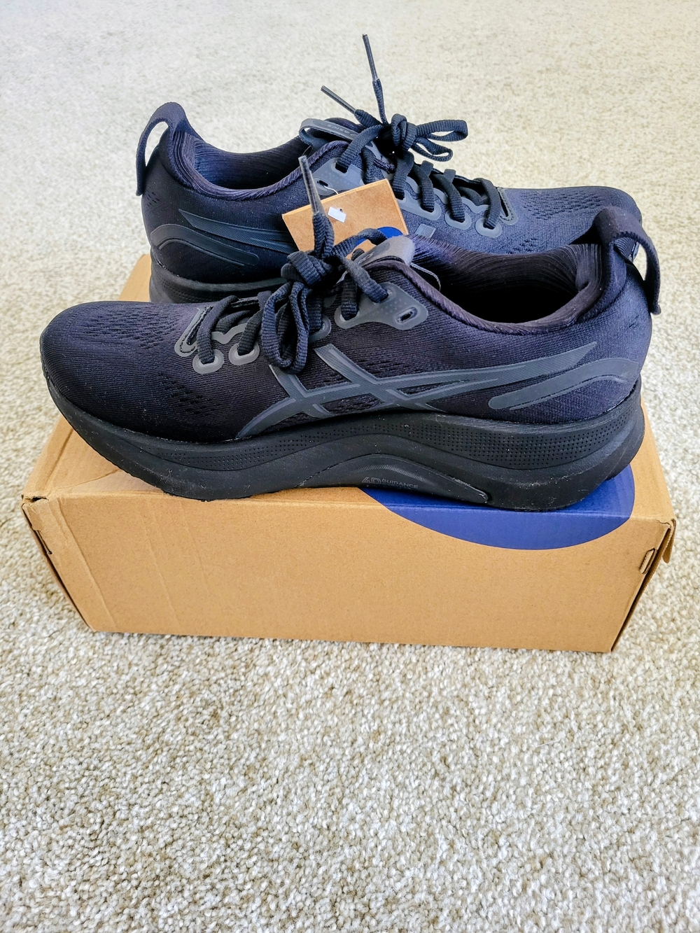 ASICS Gel Kayano 32 Men's Black Running Shoes - Men's 7, Women's 9 - Picture 7 of 14